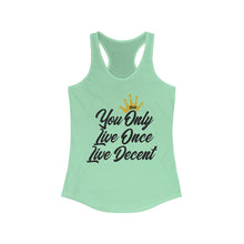 Load image into Gallery viewer, Women&#39;s YOLO Tank w/ black print