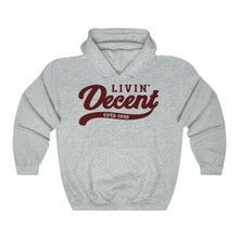 Load image into Gallery viewer, Unisex Hoodie Burgundy Print