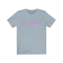 Load image into Gallery viewer, Unisex Jersey Short Sleeve Tee LD signature Hot Pink Print