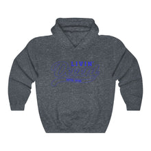 Load image into Gallery viewer, Unisex Hoodie Royal Outline Print