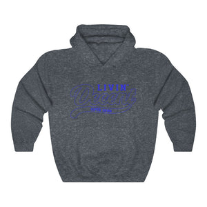 Unisex Hoodie Royal Outline Print