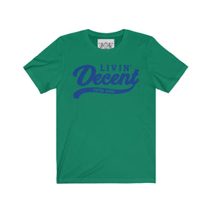 Unisex Jersey Short Sleeve Tee Royal Print