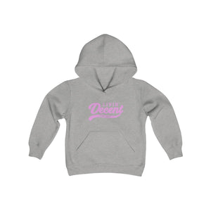 Youth Hoodie Pink Print