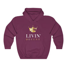 Load image into Gallery viewer, Unisex Hoodie Circle Crown White/Gold print