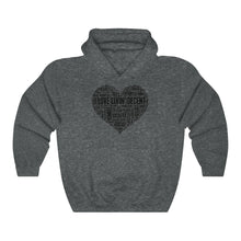 Load image into Gallery viewer, Unisex Hoodie Love Livin&#39; w/black Print