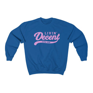 Unisex Crewneck Sweatshirt w/Pink Print