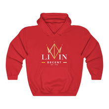 Load image into Gallery viewer, Unisex Hoodie V-Crown White/Gold print