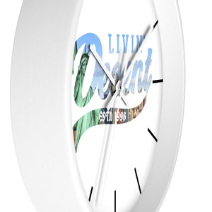 Wall Clock NY Skyline