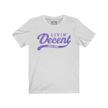 Load image into Gallery viewer, Unisex Jersey Word Cloud w/purple print