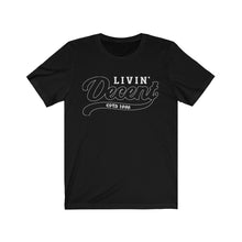 Load image into Gallery viewer, Unisex Jersey Short Sleeve Tee White Outline Print