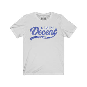 Unisex Jersey Word Cloud w/royal print