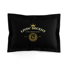 Load image into Gallery viewer, Pillow Sham Black w/ Lifestyle Print