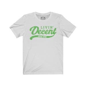 Unisex Jersey Word Cloud w/kelly green print