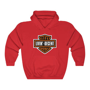 Unisex Hoodie Ridin' Decent Lifestyle Print