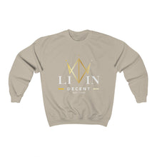 Load image into Gallery viewer, Unisex Crewneck Sweatshirt  V-Crown White/Gold print