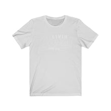 Load image into Gallery viewer, Unisex Jersey Short Sleeve Tee White Outline Print