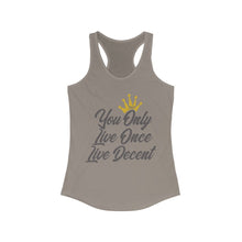 Load image into Gallery viewer, Women&#39;s YOLO Tank w/ grey print