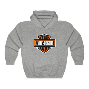 Unisex Hoodie Ridin' Decent Lifestyle Print