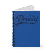 Load image into Gallery viewer, Spiral Notebook Royal/Black - Ruled Line