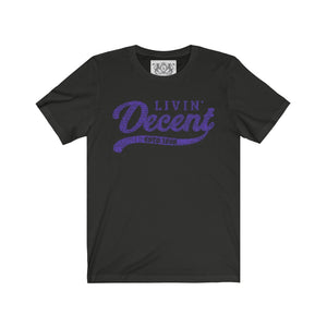 Unisex Jersey Word Cloud w/purple print