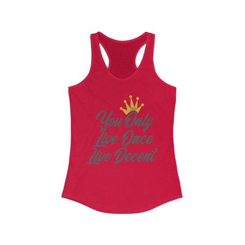 Women's YOLO Tank w/ grey print