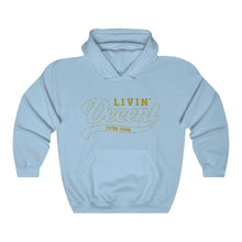 Load image into Gallery viewer, Unisex Hoodie Gold Outline Print