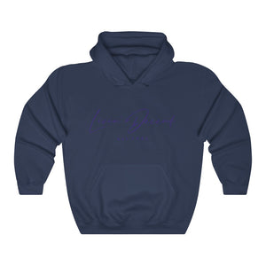 Unisex Hoodie LD signature Navy Print