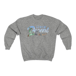 Unisex Crewneck Sweatshirt w/NY Skyline Print