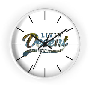 Wall Clock Miami Skyline