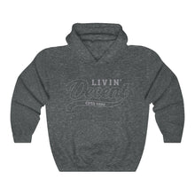 Load image into Gallery viewer, Unisex Hoodie Grey Outline Print