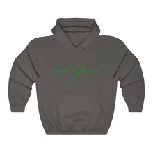 Load image into Gallery viewer, Unisex Hoodie LD signature Kelly Green Print