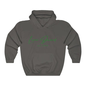 Unisex Hoodie LD signature Kelly Green Print