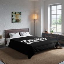 Load image into Gallery viewer, Comforter Black w/ White Print