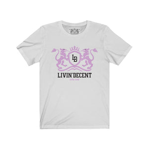 Unisex Jersey Short Sleeve Regal pink/black