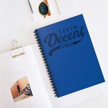 Load image into Gallery viewer, Spiral Notebook Royal/Black - Ruled Line