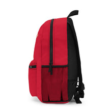 Load image into Gallery viewer, Backpack Red w/ Lifestyle print