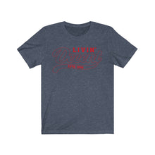 Load image into Gallery viewer, Unisex Jersey Short Sleeve Red Outline Print