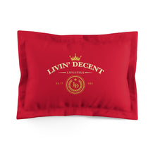 Load image into Gallery viewer, Pillow Sham Red w/ Lifestyle Print