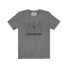 Load image into Gallery viewer, Unisex Jersey Short Sleeve Regal grey/black