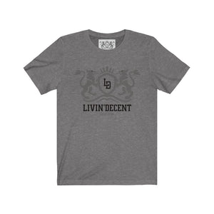 Unisex Jersey Short Sleeve Regal grey/black