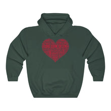 Load image into Gallery viewer, Unisex Hoodie Love Livin&#39; w/red Print