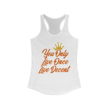 Load image into Gallery viewer, Women&#39;s YOLO Tank w/ orange print