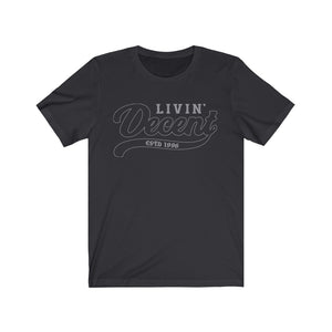 Unisex Jersey Short Sleeve Grey Outline Print