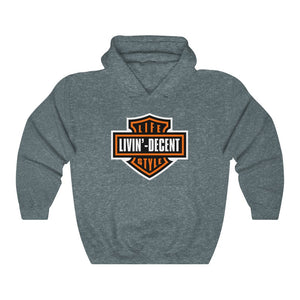 Unisex Hoodie Ridin' Decent Lifestyle Print