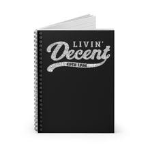 Load image into Gallery viewer, Spiral Notebook Black/White - Ruled Line