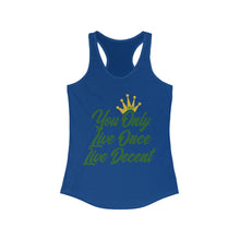 Load image into Gallery viewer, Women&#39;s YOLO Tank w/ green print