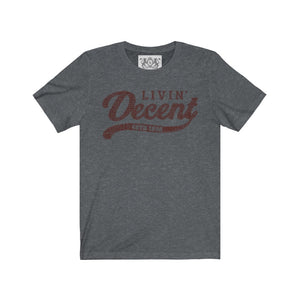 Unisex Jersey Word Cloud w/burgundy print