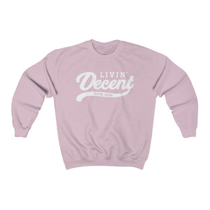 Unisex Crewneck Sweatshirt w/White Print