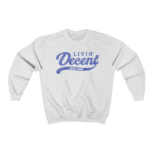 Unisex Crewneck Sweatshirt Word Cloud w/Royal Print