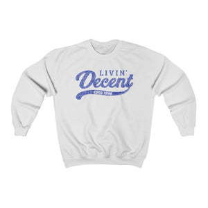 Unisex Crewneck Sweatshirt Word Cloud w/Royal Print